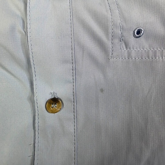 Hook & Tackle Fishing Shirt Lot Men's Medium 2pc Short Sleeve UPF Quick Dry - Picture 12 of 14